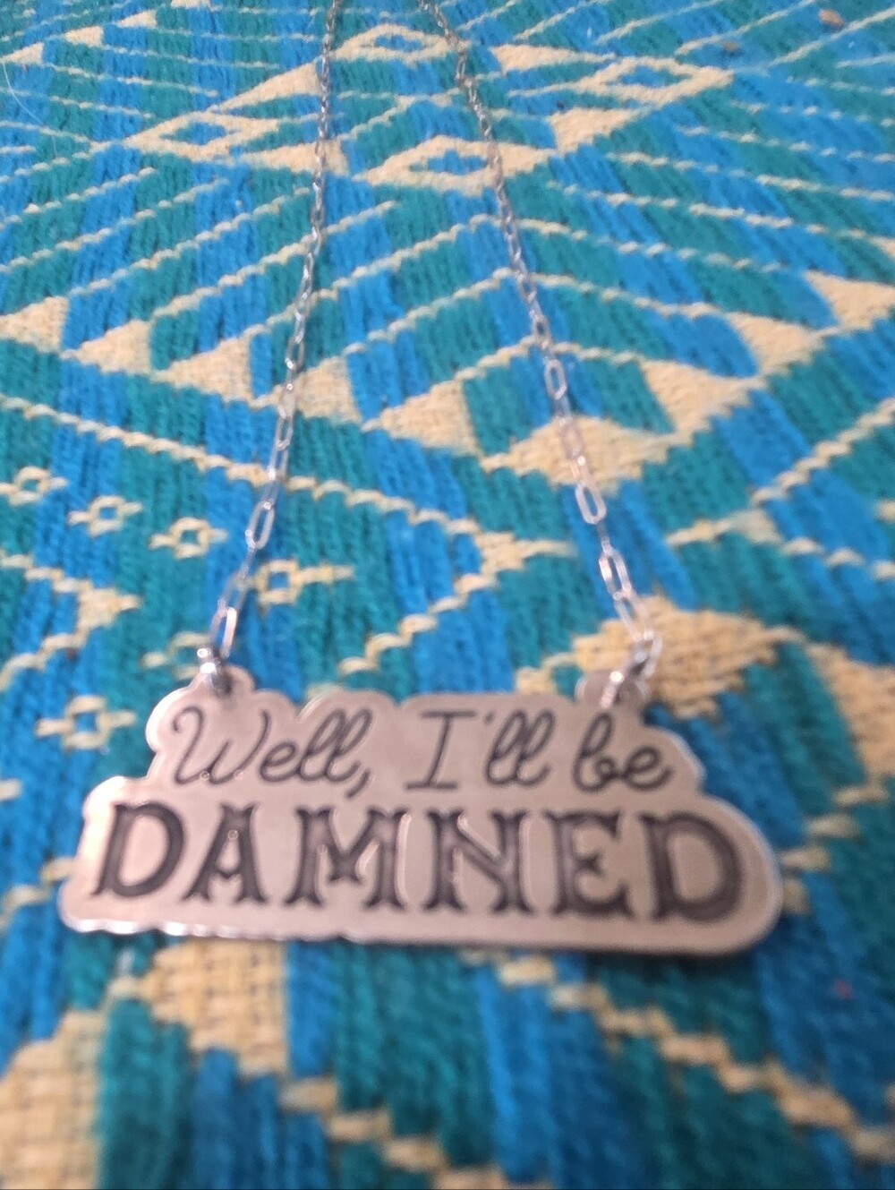 "Well, I'll be Damned" Western Style Necklace
